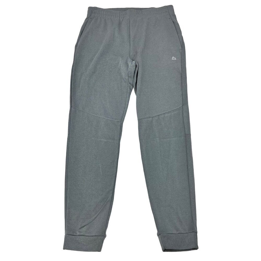 Reebok Men’s Drawstring Jogger Pants Gray Size Medium Pockets